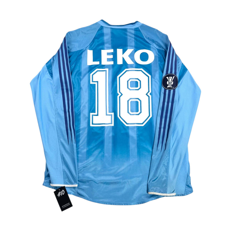 CLUB BRUGGE 2005/06 AWAY SHIRT - MATCHWORN/ISSUED #18 LEKO