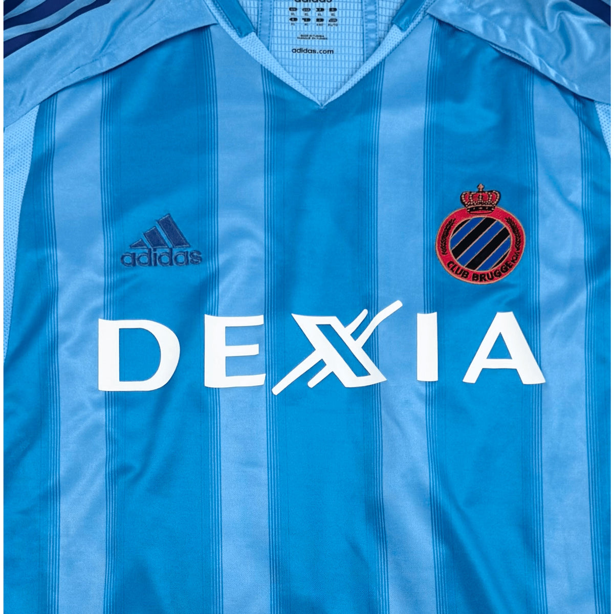 CLUB BRUGGE 2005/06 AWAY SHIRT - MATCHWORN/ISSUED #18 LEKO