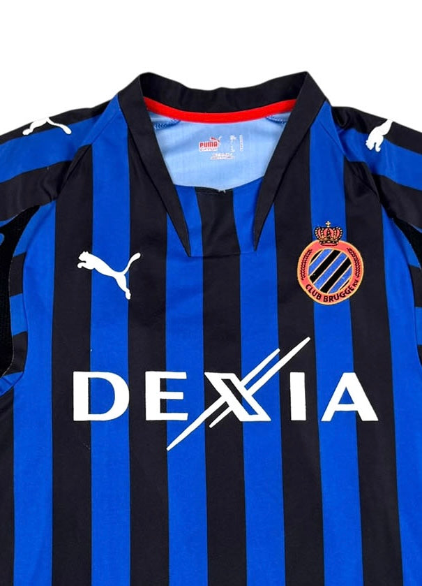 CLUB BRUGGE 2007/08 HOME SHIRT - #10 SONCK (SIZE M)