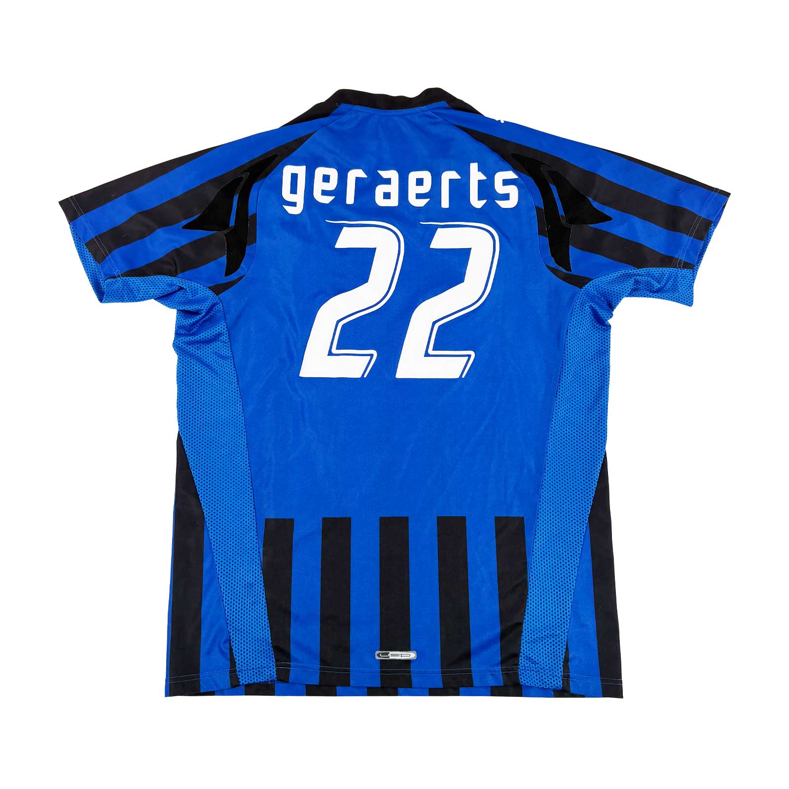 CLUB BRUGGE 2007/08 HOME SHIRT - #22 GERAERTS