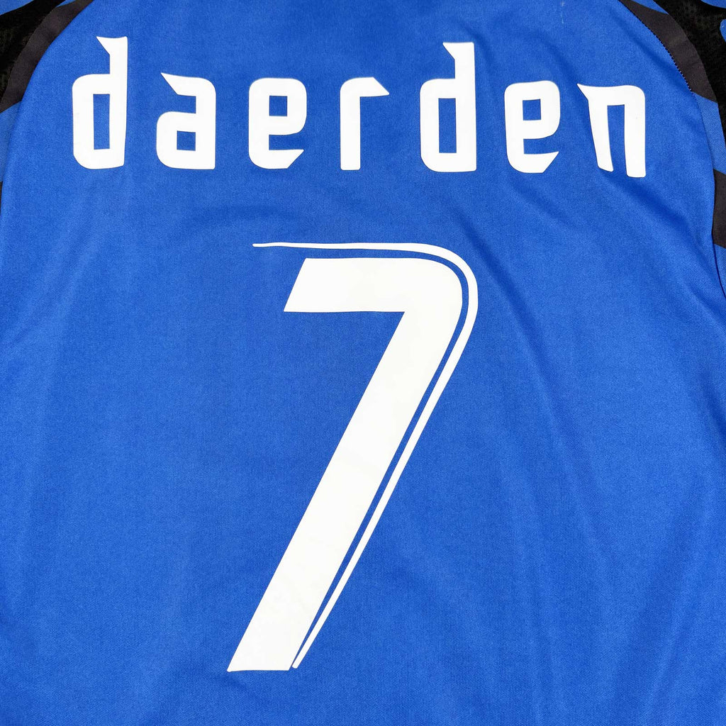 CLUB BRUGGE 2007/08 HOME SHIRT - #7 DAERDEN 