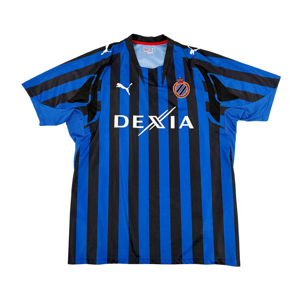 CLUB BRUGGE 2007/08 HOME SHIRT - #7 DAERDEN 