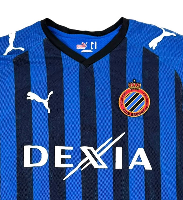 CLUB BRUGGE 2008/09 HOME SHIRT - #20 VARGAS (SIZE M)