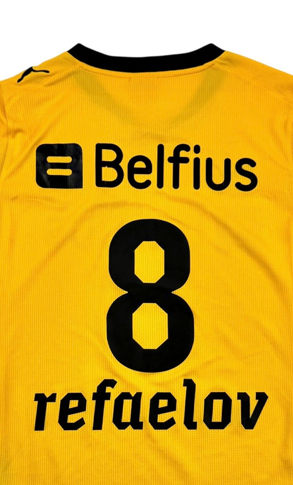 CLUB BRUGGE 2011/12 THIRD SHIRT - MATCHWORN/ISSUED #8 REFAELOV (SIZE M)