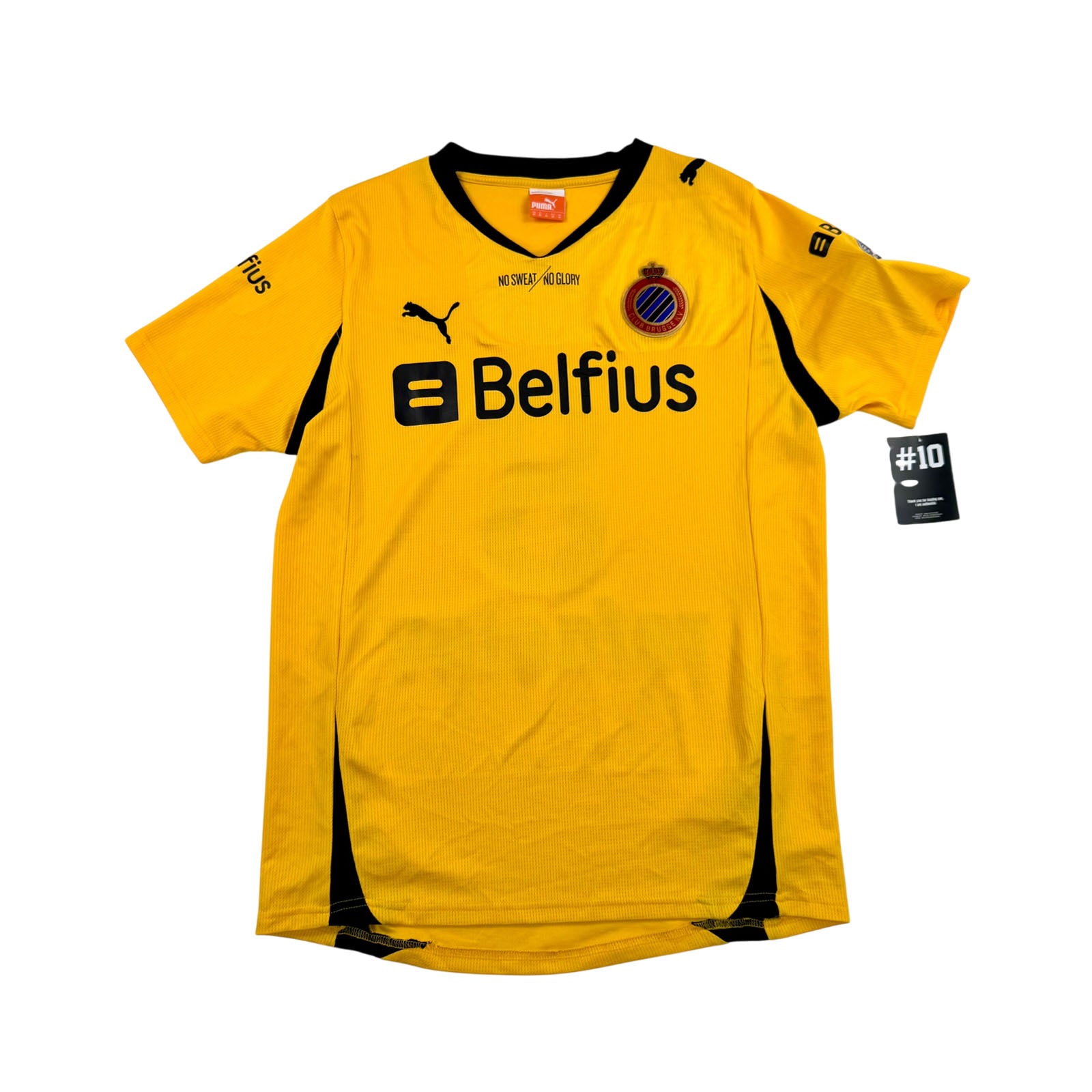 CLUB BRUGGE 2011/12 THIRD SHIRT - MATCHWORN/ISSUED #8 REFAELOV 