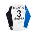 CLUB BRUGGE 2011/12 AWAY SHIRT – MATCHWORN/ISSUED & SIGNED #3 ALMEBACK