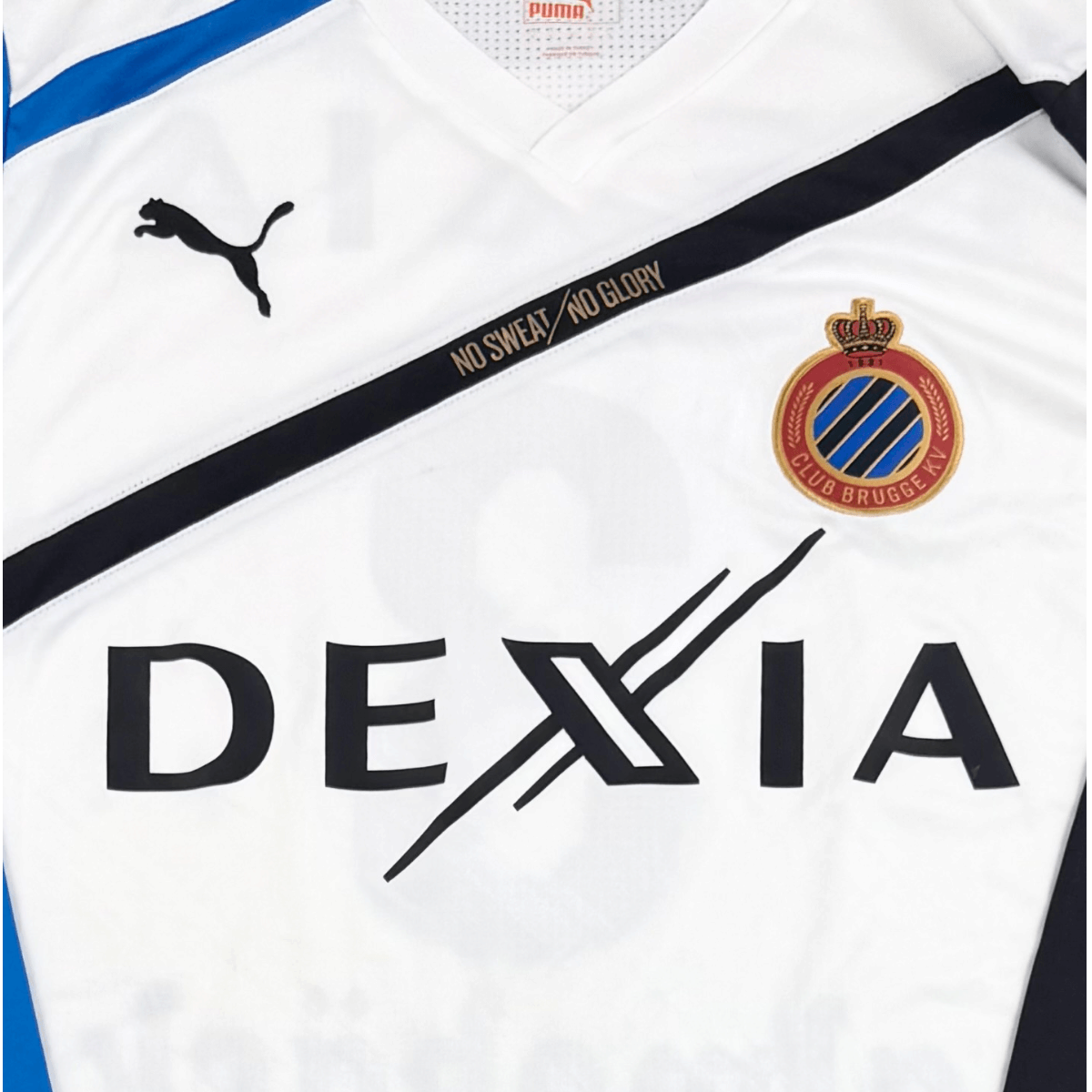 CLUB BRUGGE 2011/12 AWAY SHIRT – MATCHWORN/ISSUED & SIGNED #3 ALMEBACK