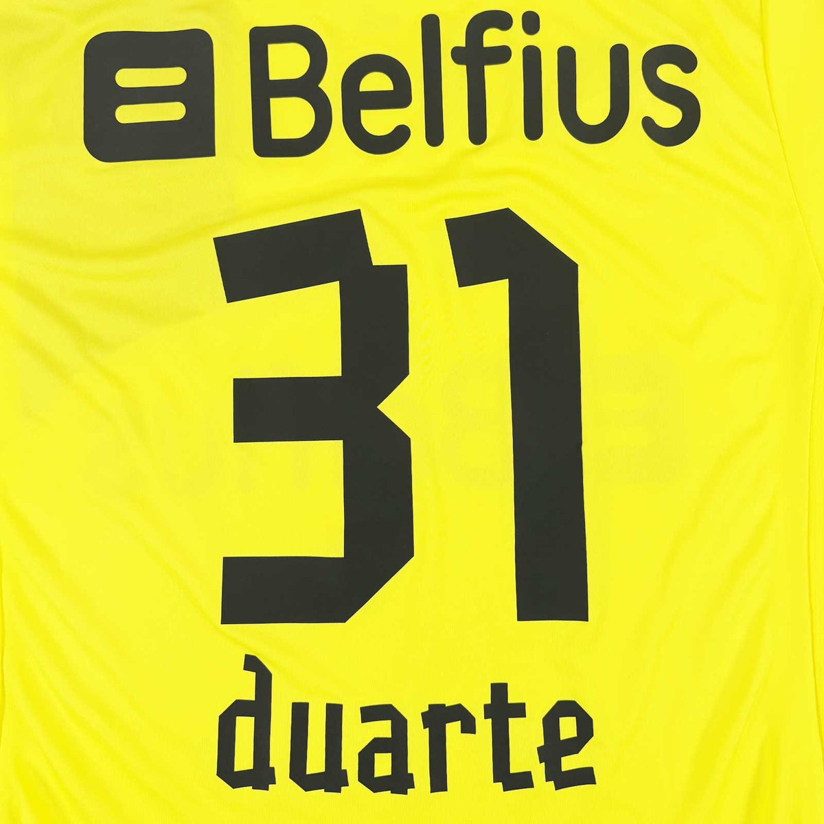 CLUB BRUGGE 2012/13 AWAY SHIRT - MATCHWORN/ISSUED #31 DUARTE