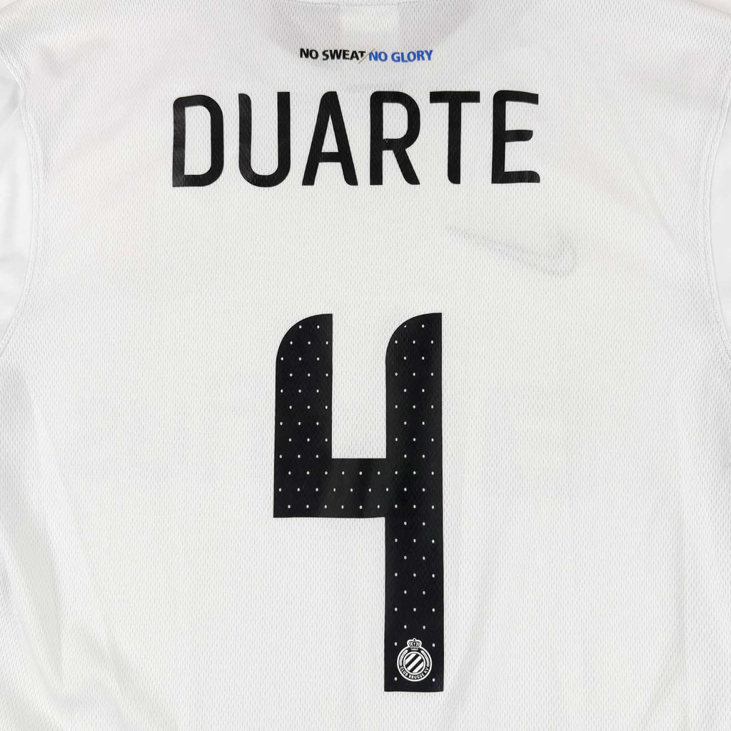 CLUB BRUGGE 2013/14 THIRD SHIRT - #4 DUARTE (SIZE S)