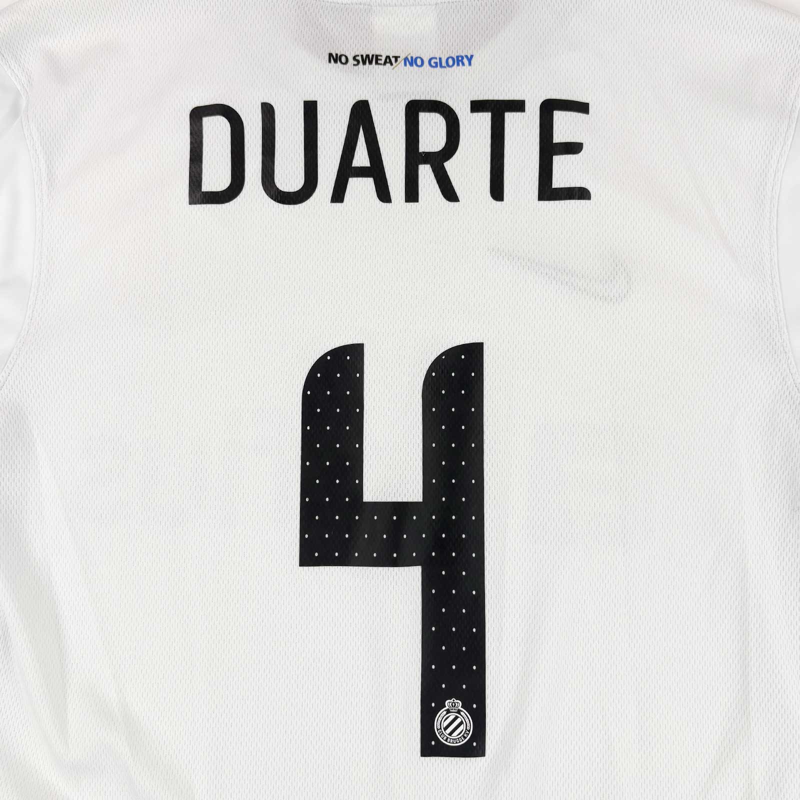 CLUB BRUGGE 2013/14 THIRD SHIRT - #4 DUARTE (SIZE S)