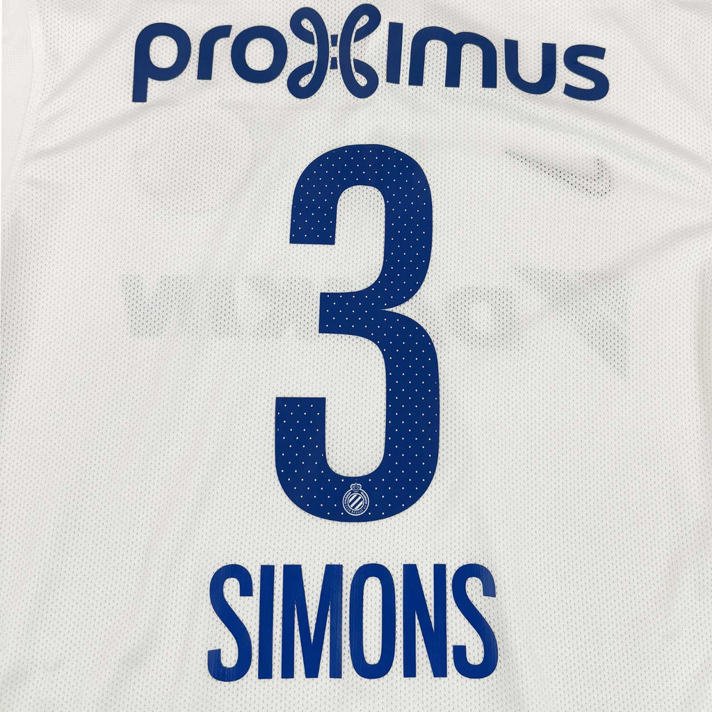 CLUB BRUGGE 2015/16 THIRD SHIRT - #3 SIMONS 