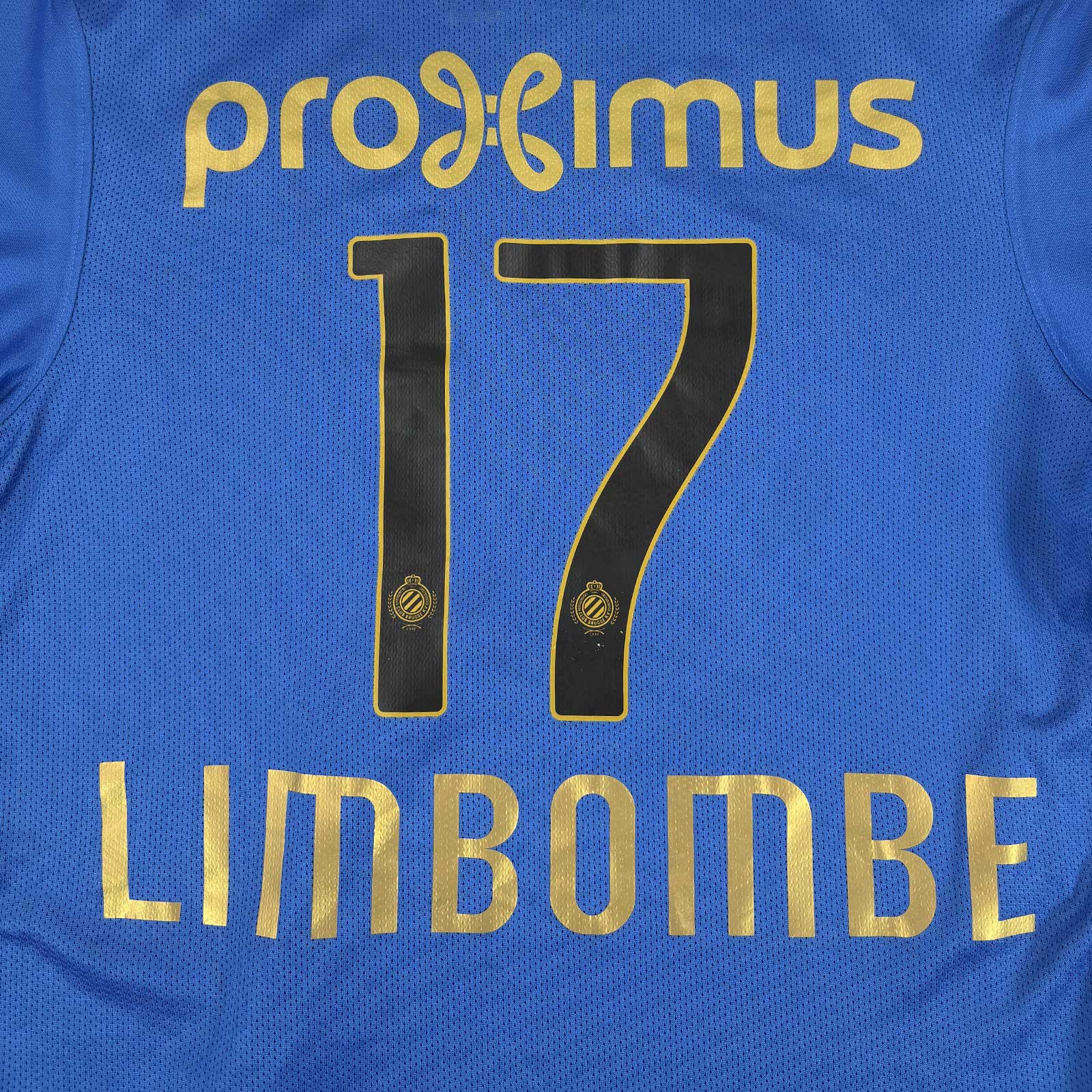 CLUB BRUGGE 2016/17 HOME SHIRT - #17 LIMBOMBE