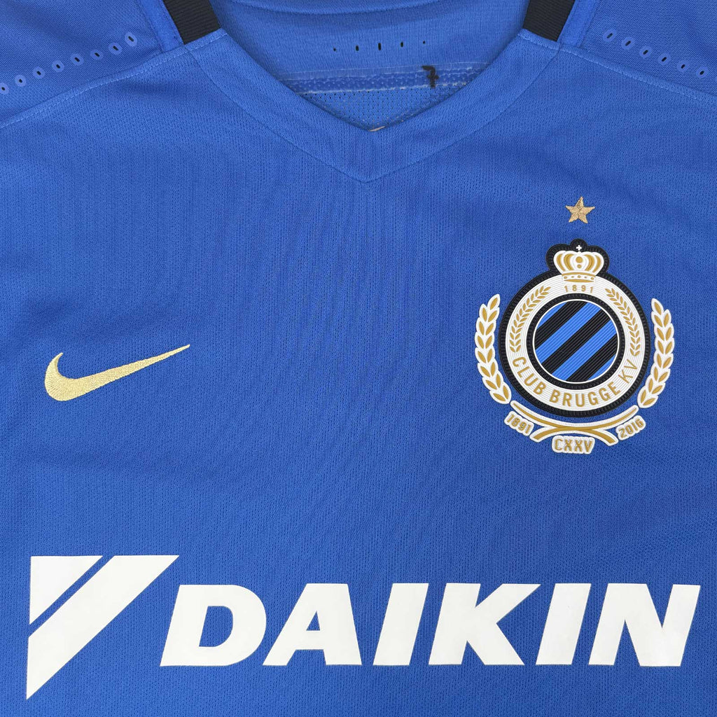 CLUB BRUGGE 2016/17 HOME SHIRT -MATCHWORN/ISSUED #7 WESLEY