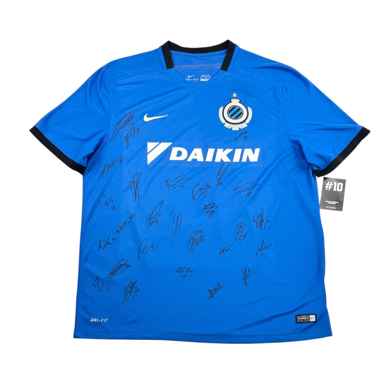 CLUB BRUGGE 2016/17 HOME SHIRT – SIGNED BY TEAM #25 VORMER