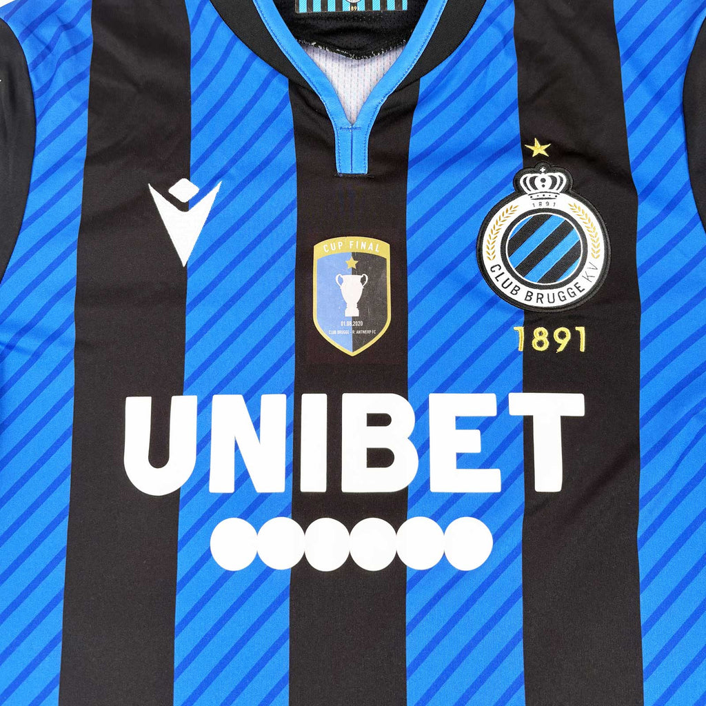 CLUB BRUGGE 2020/21 HOME SHIRT CUP FINAL - #44 MECHELE (SIZE S)