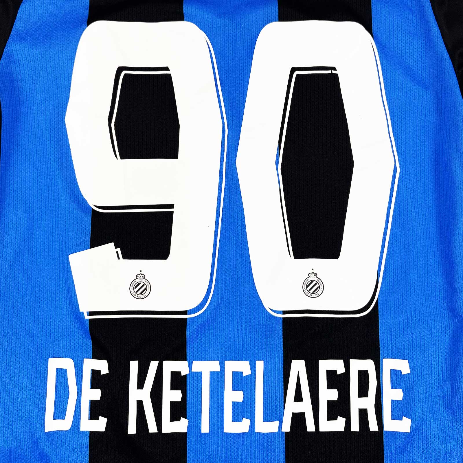 CLUB BRUGGE 2021/22 HOME SHIRT - #90 DE KETELAERE