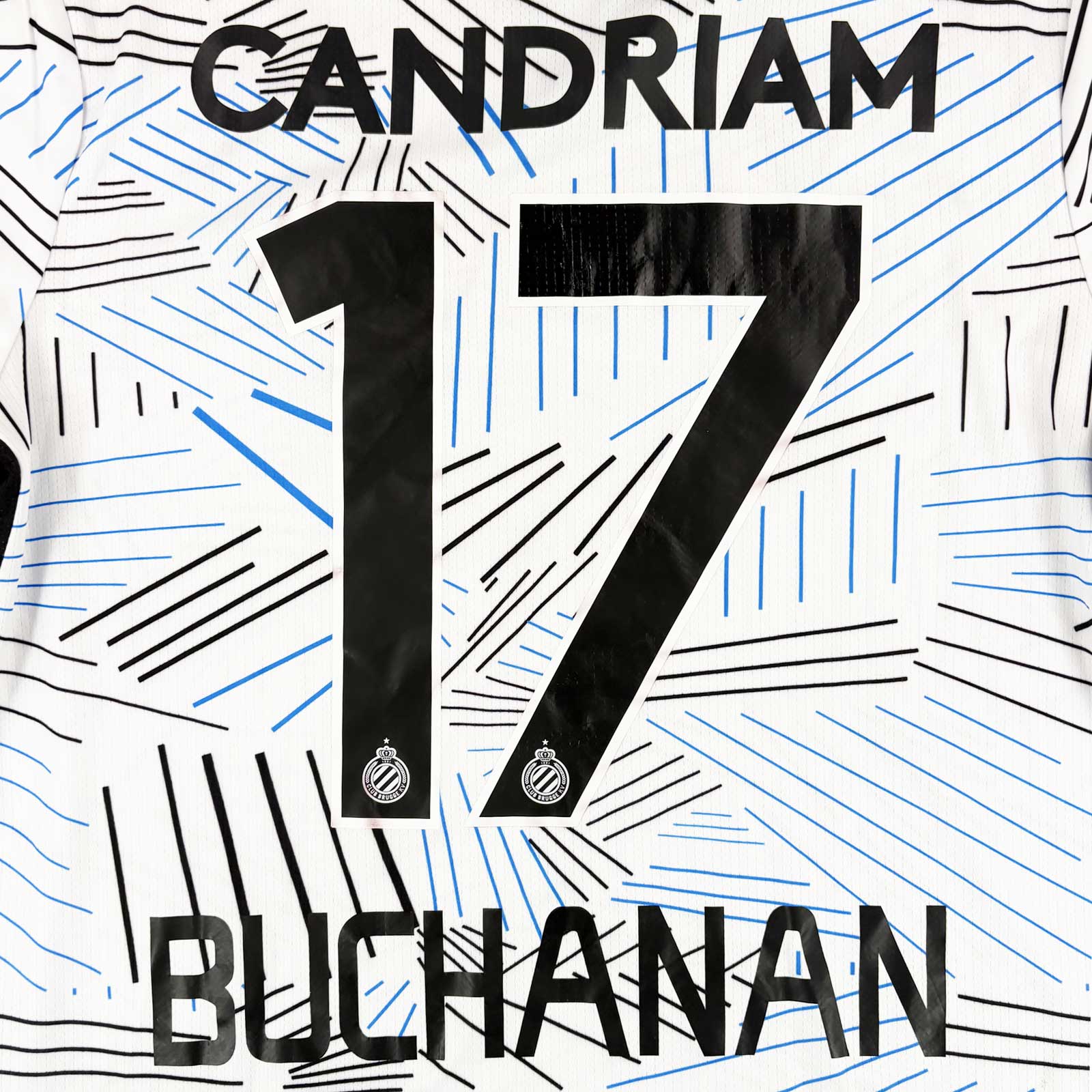 CLUB BRUGGE 2022/23 AWAY SHIRT - #17 BUCHANAN