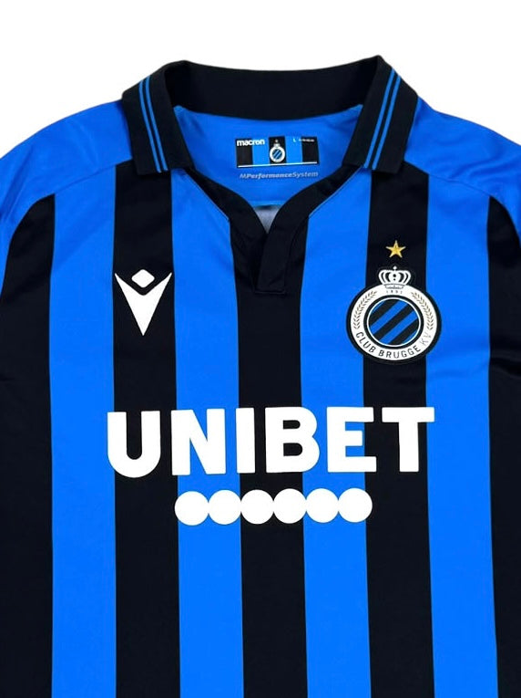 CLUB BRUGGE 2022/23 HOME SHIRT - #27 NIELSEN (SIZE S)