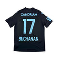 CLUB BRUGGE 2022/23 THIRD SHIRT - MATCHWORN/ISSUED SIGNED #17 BUCHANAN