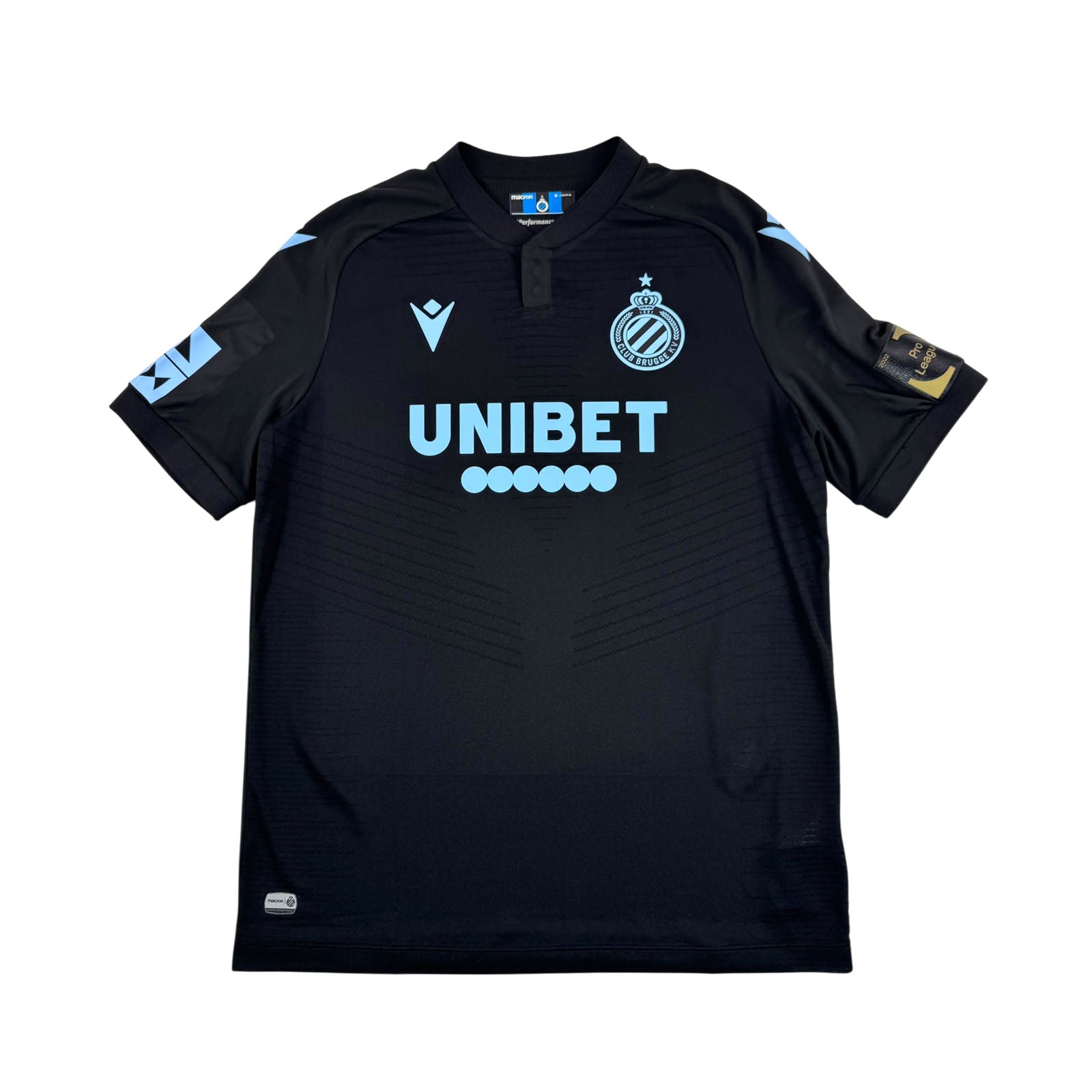 CLUB BRUGGE 2022/23 THIRD SHIRT - MATCHWORN/ISSUED SIGNED #17 BUCHANAN