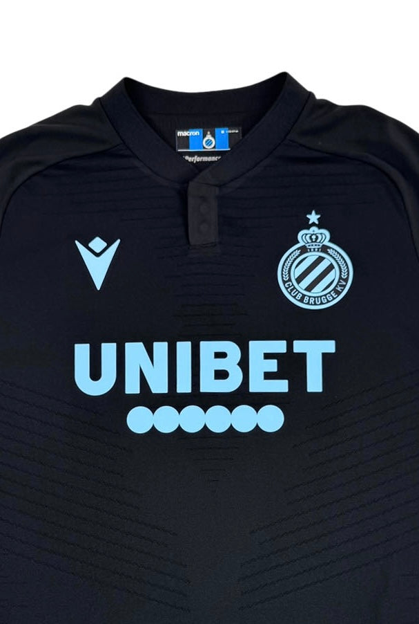CLUB BRUGGE 2022/23 THIRD SHIRT - MATCHWORN/ISSUED SIGNED #17 BUCHANAN (SIZE M) COA INCL.