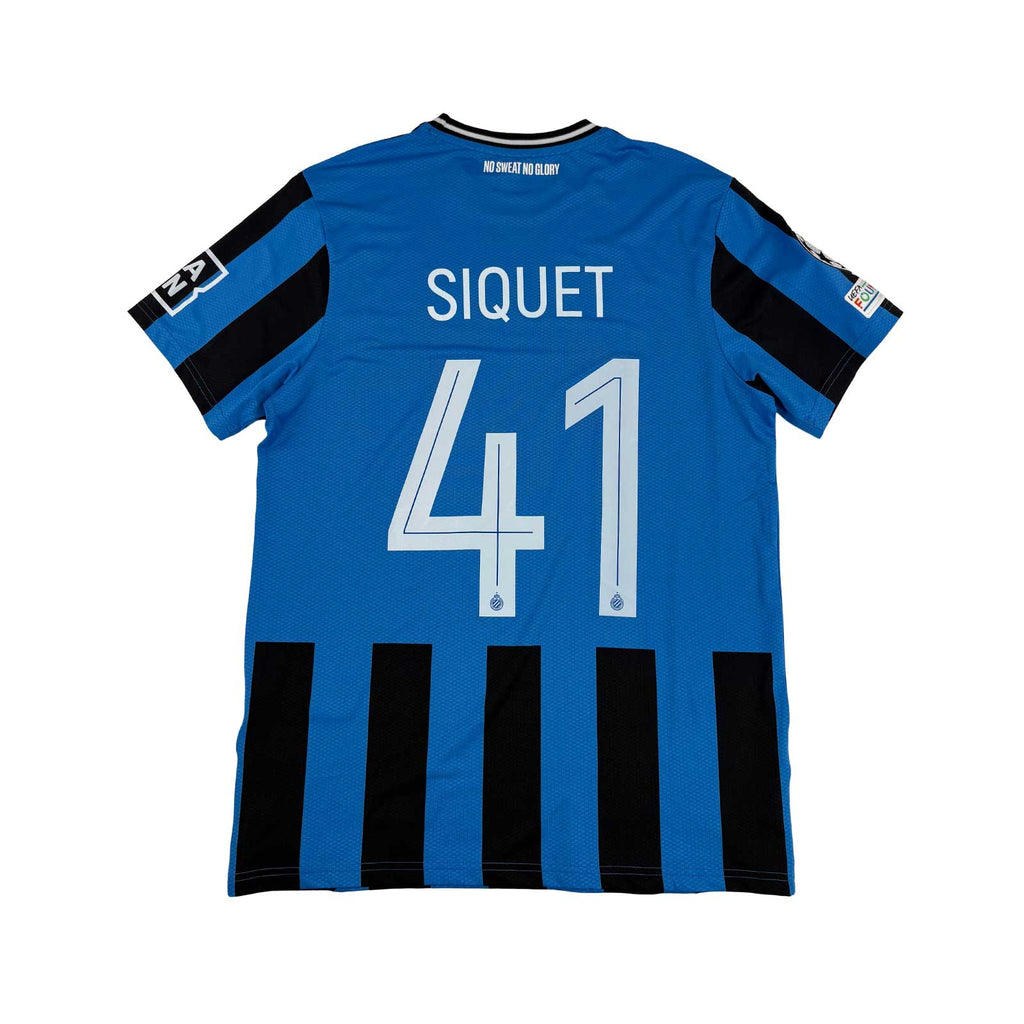 CLUB BRUGGE 2024/25 HOME SHIRT - #41 SIQUET