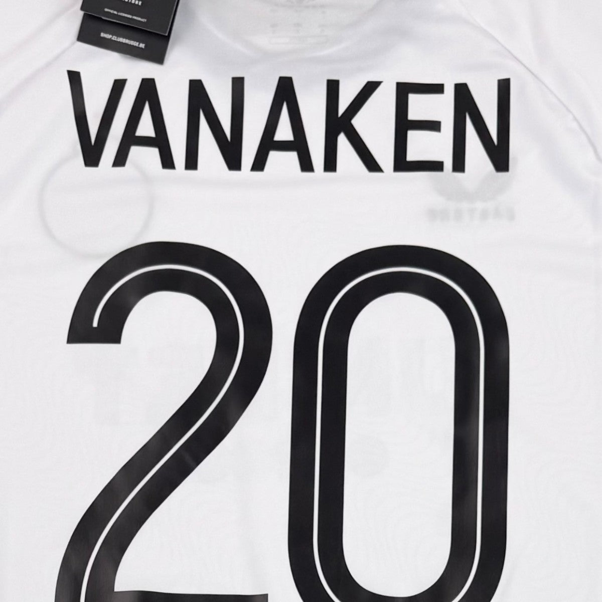 CLUB BRUGGE 2024/25 AWAY SHIRT - #20 VANAKEN (SIZE L) NWT