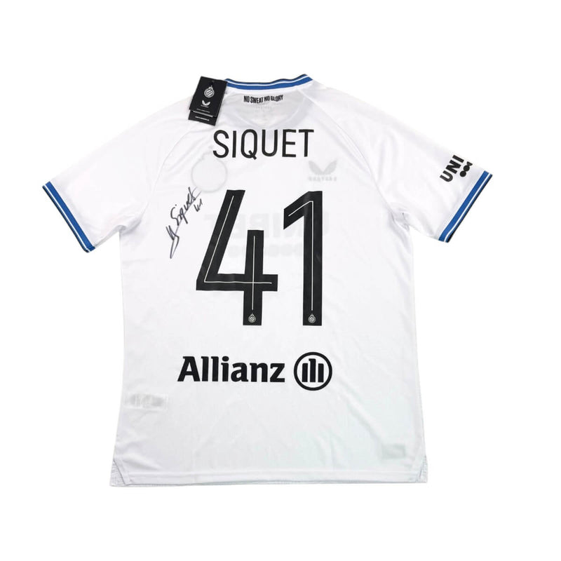CLUB BRUGGE 2024/25 AWAY SHIRT - SIGNED #41 SIQUE