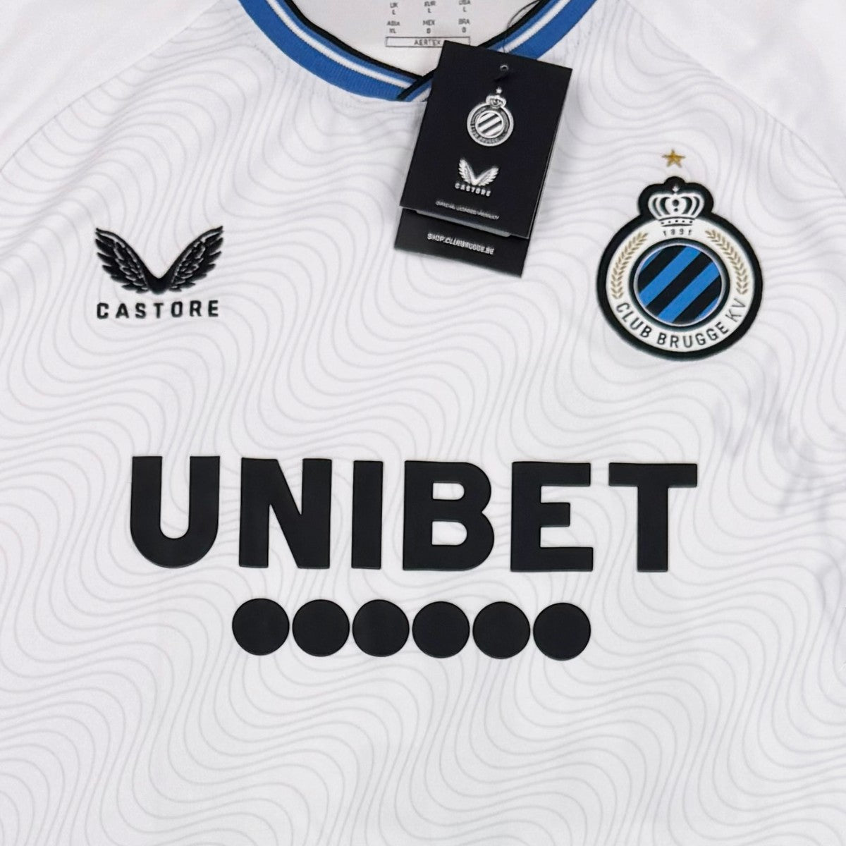 CLUB BRUGGE 2024/25 AWAY SHIRT - SIGNED #41 SIQUET