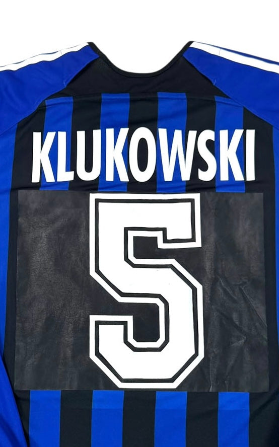 Club Brugge 2005 06 Home Shirt Klukowski Back Detail