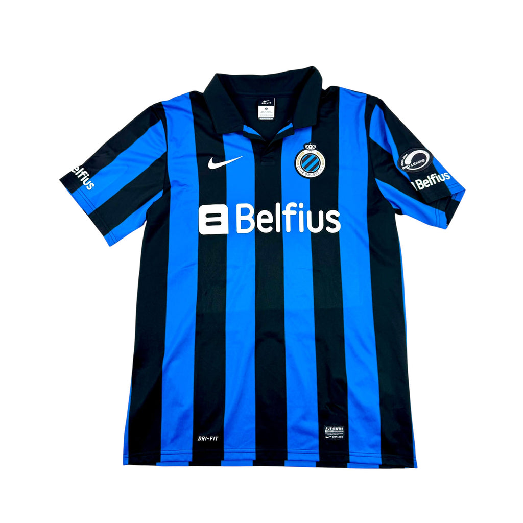 CLUB BRUGGE 2013/14 HOME SHIRT - MATCHWORN/ISSUED #32 ODJIDJA