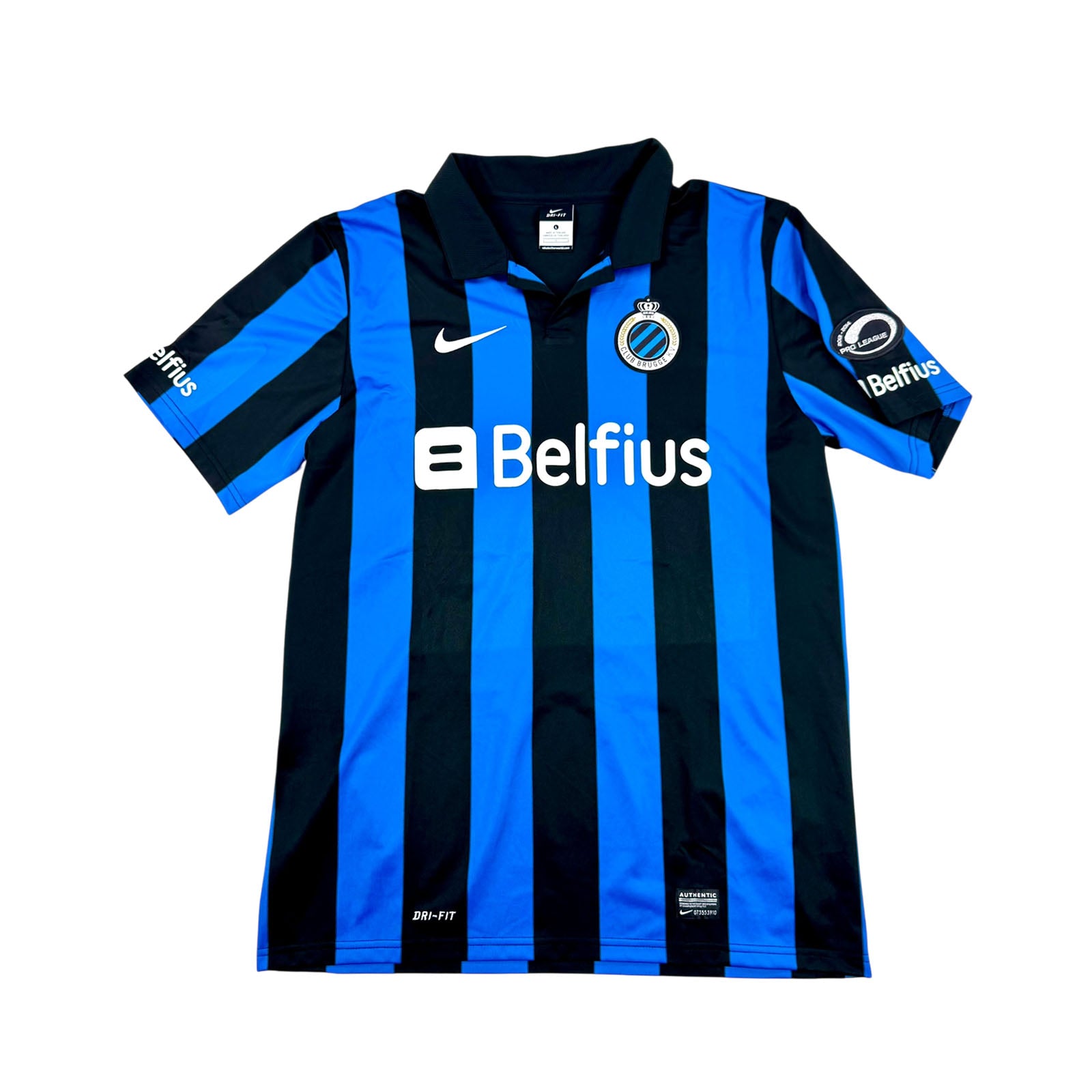 CLUB BRUGGE 2013/14 HOME SHIRT - MATCHWORN/ISSUED #32 ODJIDJA