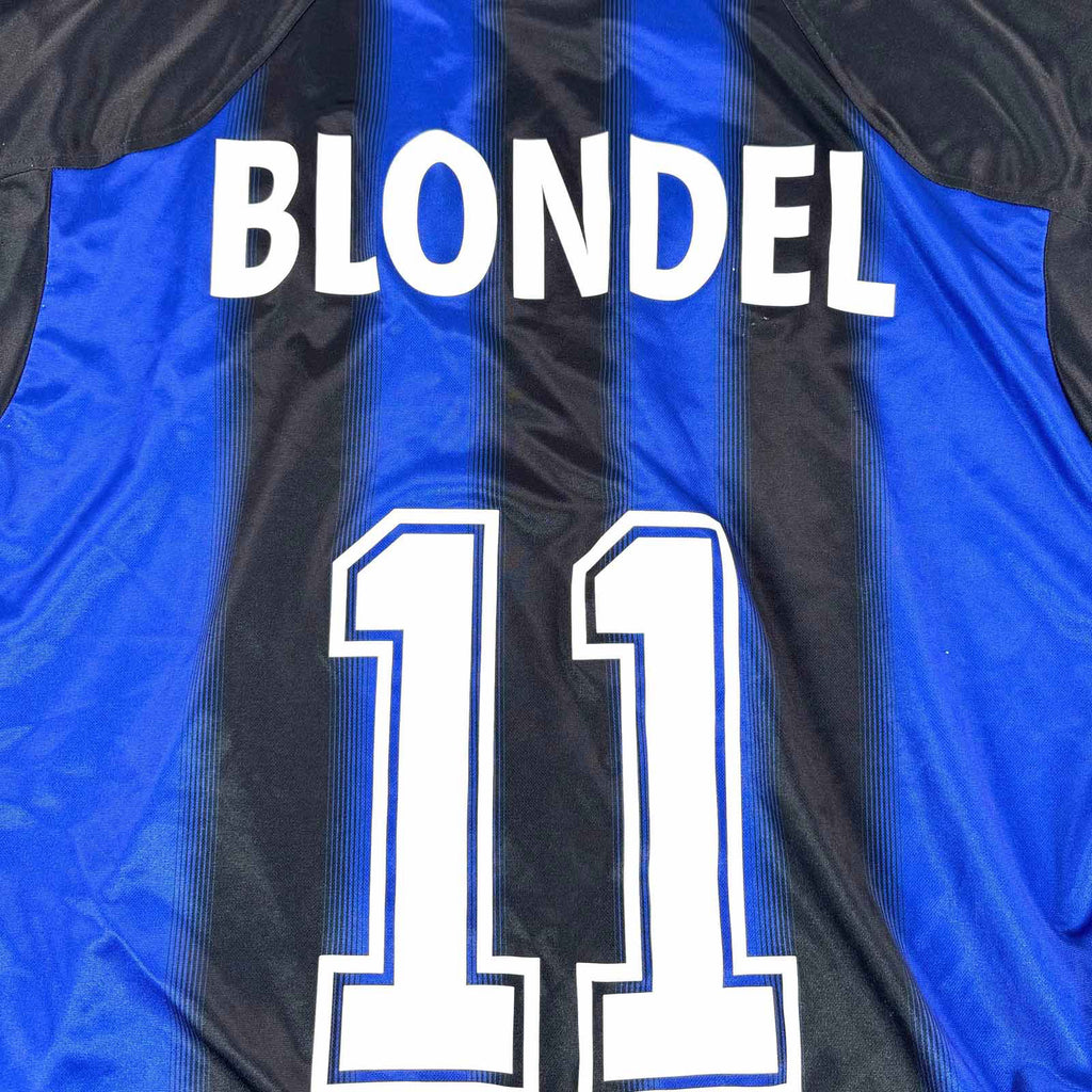 CLUB BRUGGE 2004/05 HOME SHIRT - #11 BLONDEL (SIZE XXL)