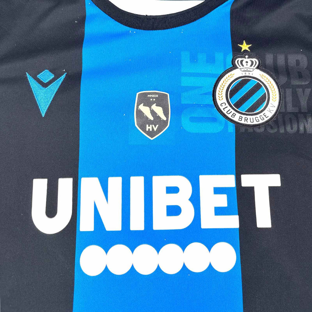 CLUB BRUGGE 2019/20 HOME SHIRT - SPECIAL EDITION GOLDEN SHOE #20 VANAKEN (SIZE S)