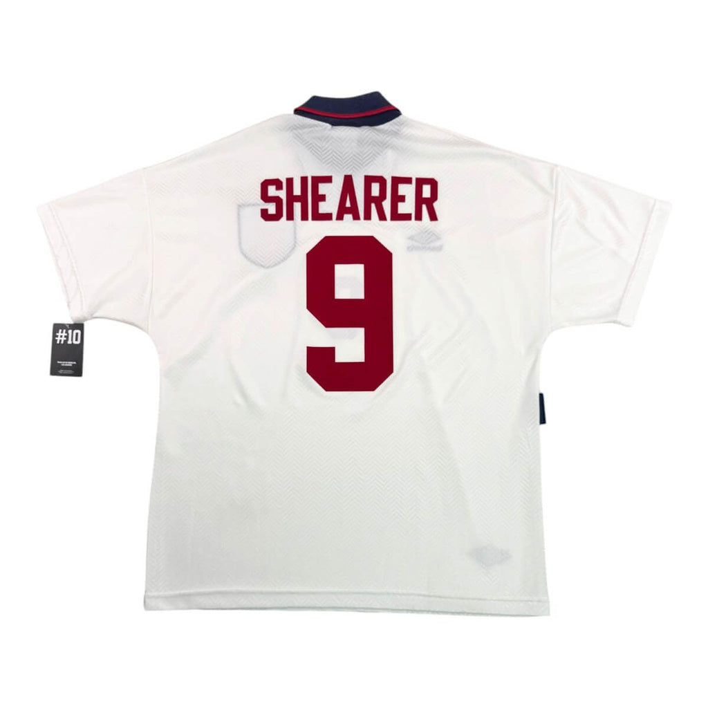 ENGLAND 1993/95 HOME SHIRT - #10 SHEARER