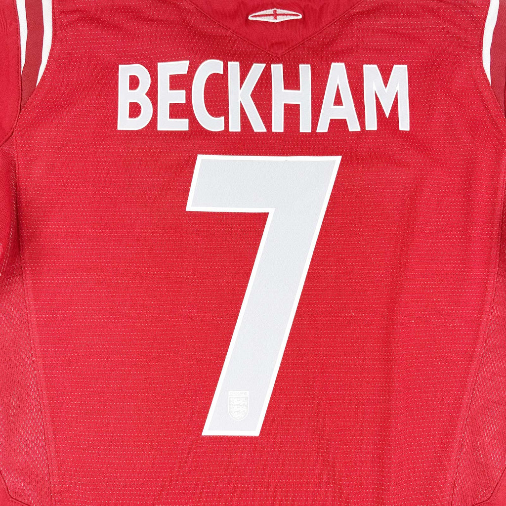 ENGLAND 2004/06 AWAY SHIRT - #7 BECKHAM