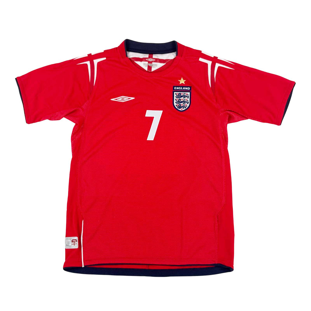 ENGLAND 2004/06 AWAY SHIRT - #7 BECKHAM
