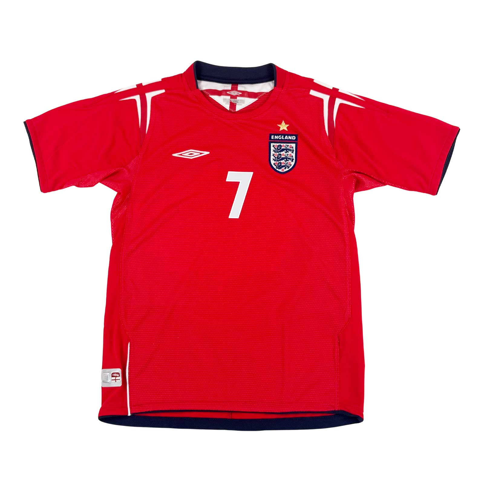 ENGLAND 2004/06 AWAY SHIRT - #7 BECKHAM