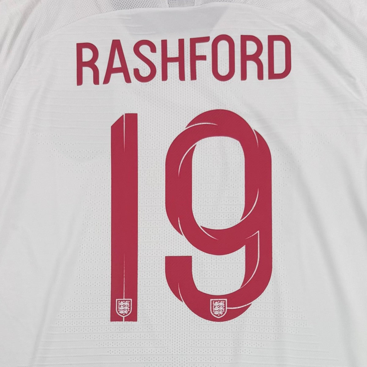 ENGLAND 2018/19 HOME SHIRT - #19 RASHFORD