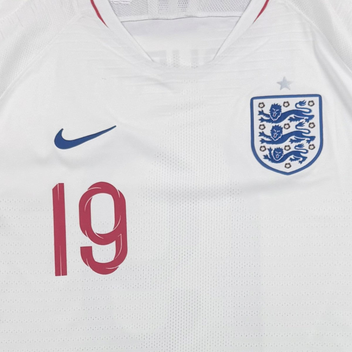 ENGLAND 2018/19 HOME SHIRT - #19 RASHFORD