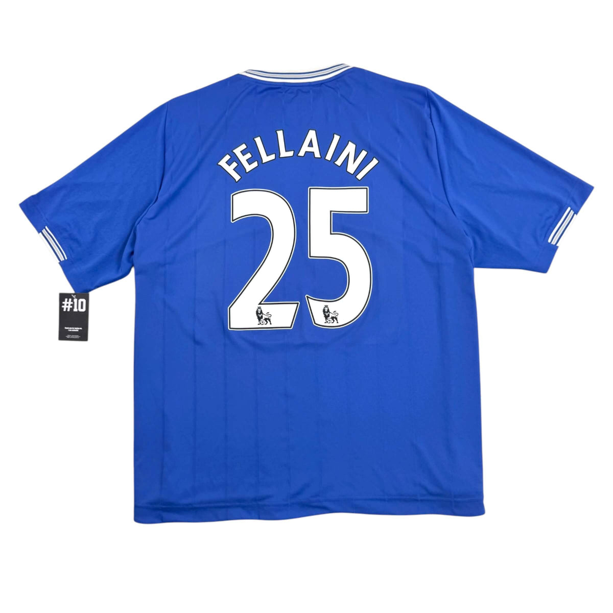 EVERTON 2009/10 HOME SHIRT - #25 FELLAINI 