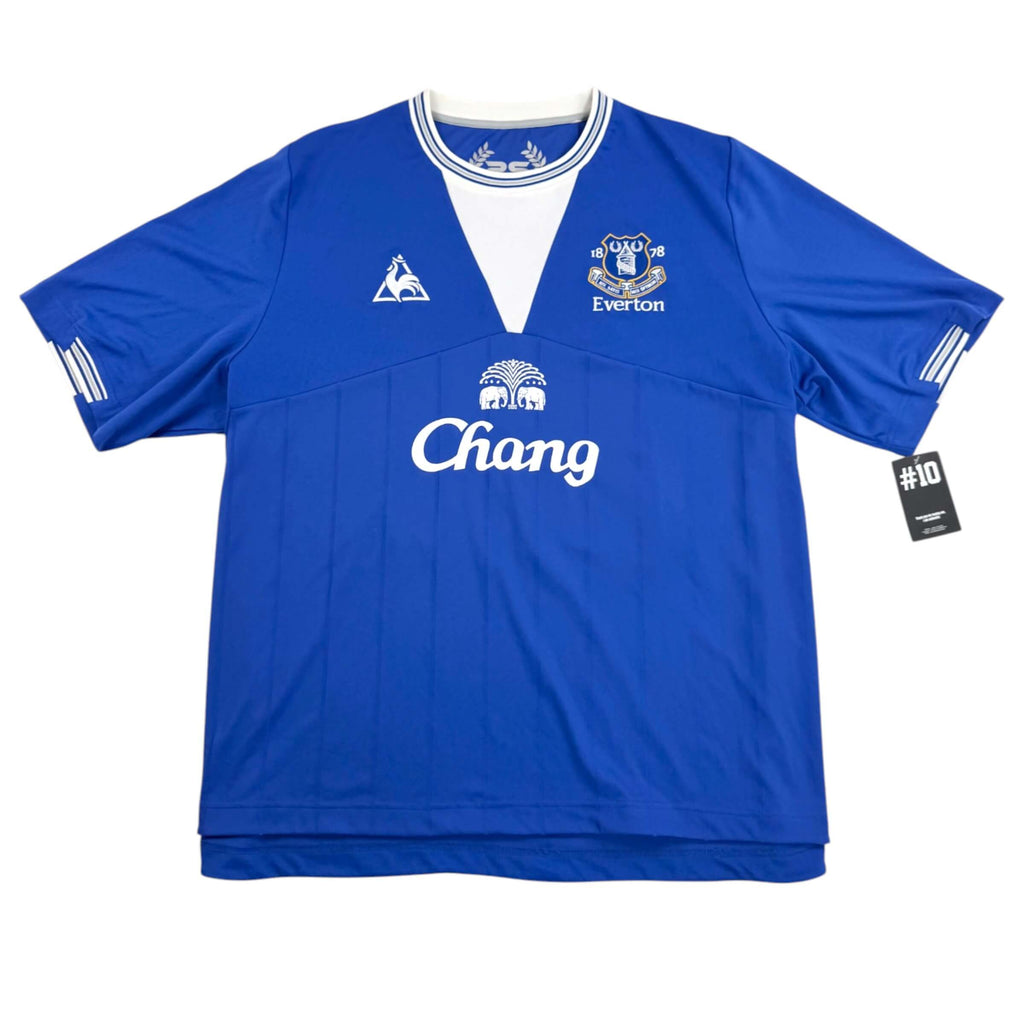 EVERTON 2009/10 HOME SHIRT - #25 FELLAINI 