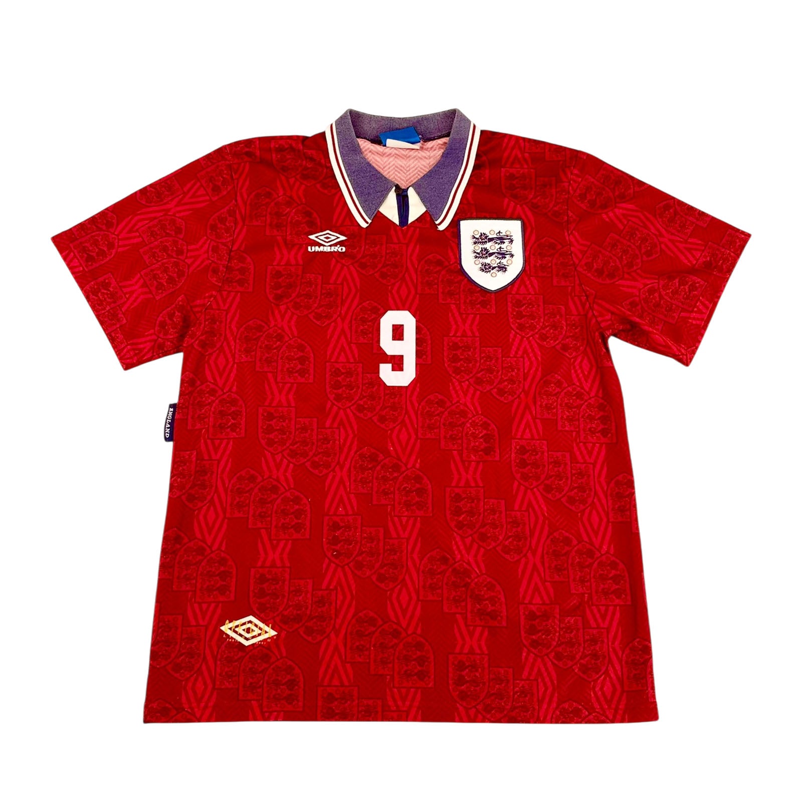 ENGLAND 1994/96 AWAY SHIRT - #9 SHEARER