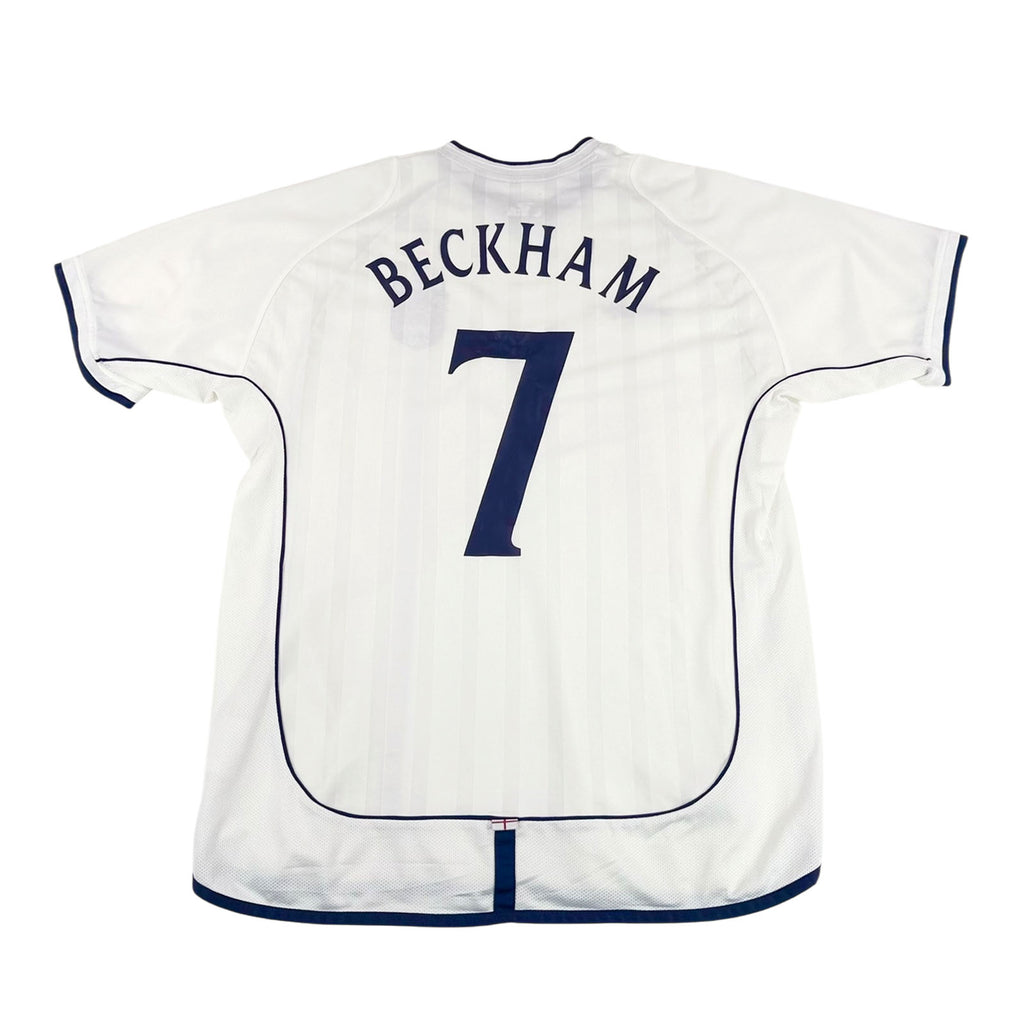 ENGLAND 2002/04 HOME SHIRT - #7 BECKHAM