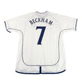 ENGLAND 2002/04 HOME SHIRT - #7 BECKHAM