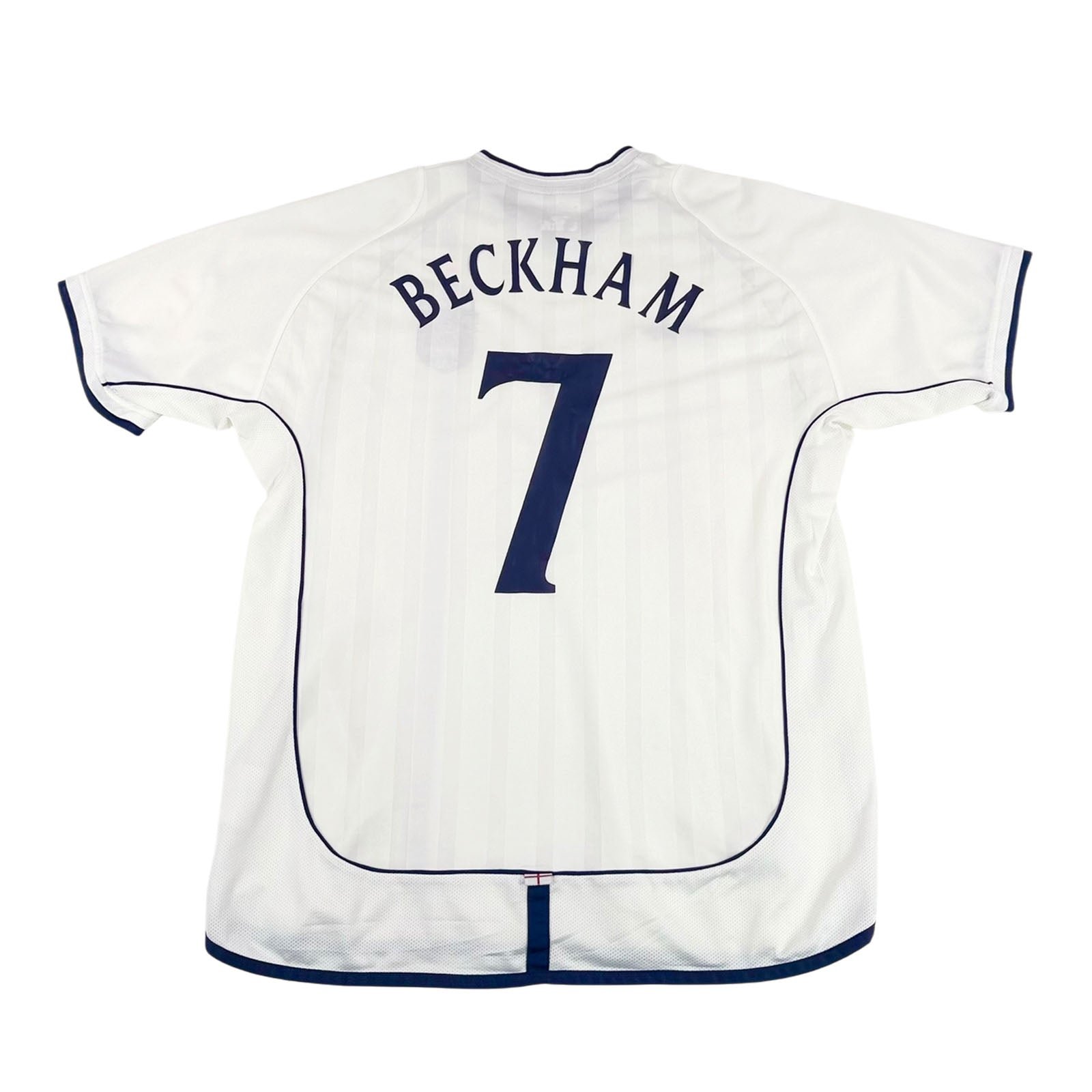 ENGLAND 2002/04 HOME SHIRT - #7 BECKHAM