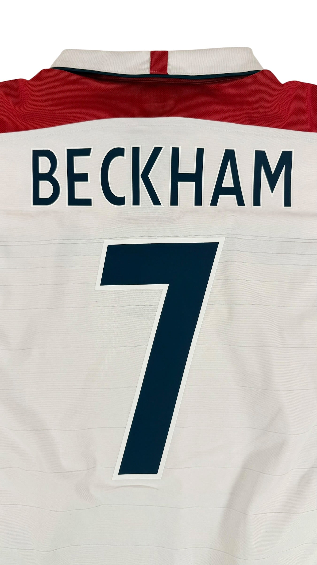 ENGLAND 2004/05 HOME SHIRT - #7 BECKHAM (SIZE XL)