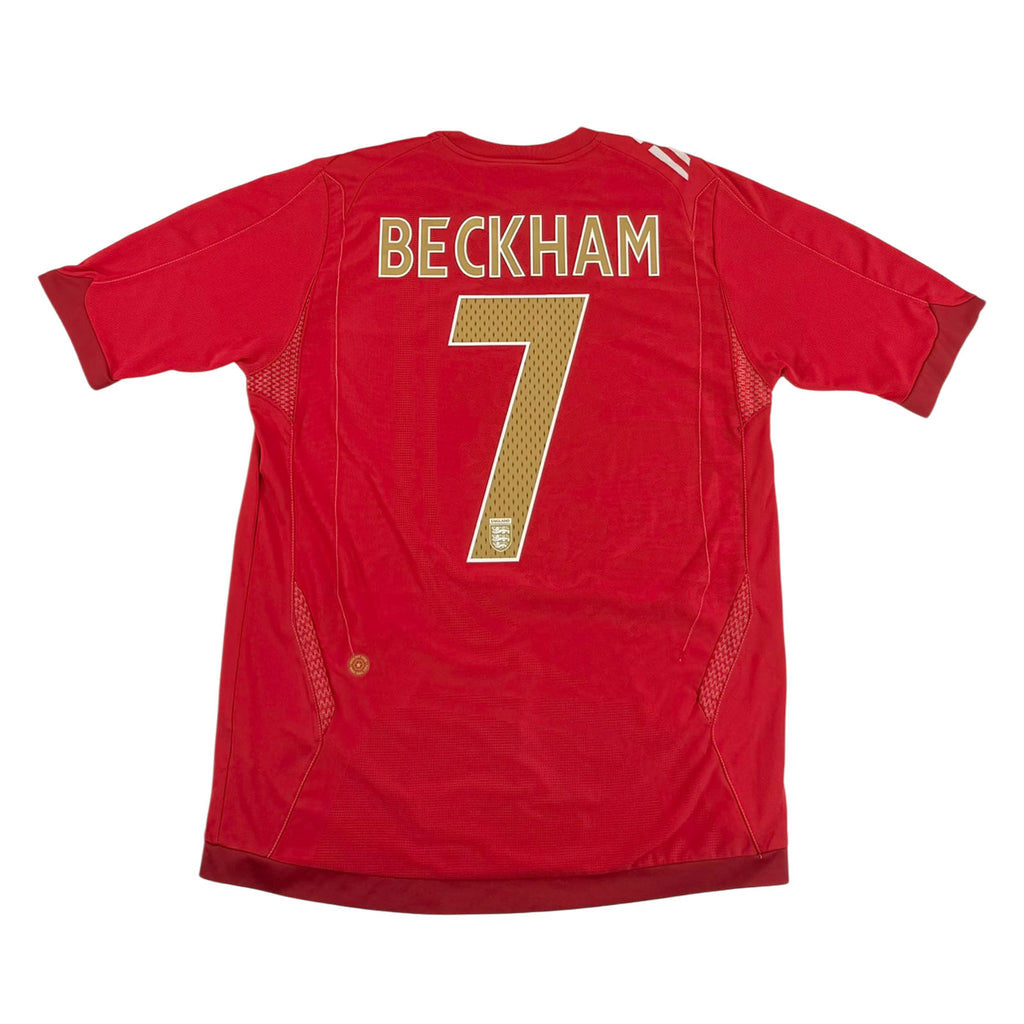 ENGLAND 2006/07 AWAY SHIRT - #7 BECKHAM (SIZE M)