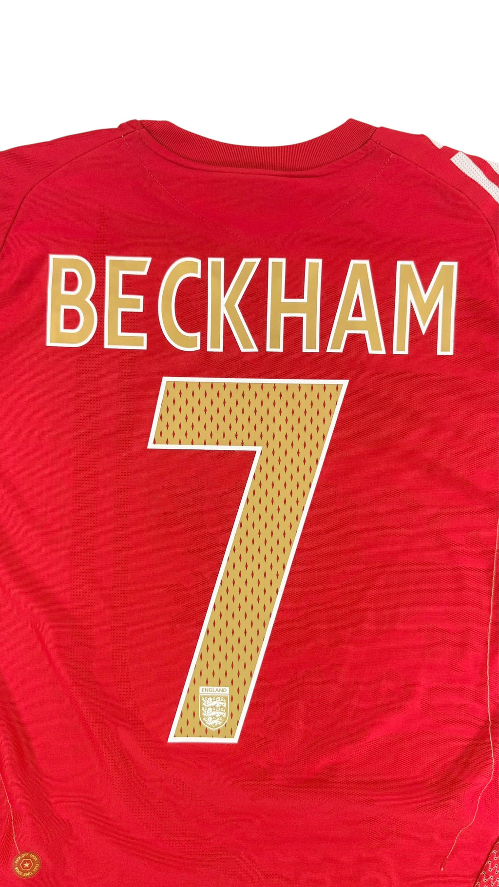 ENGLAND 2006/07 AWAY SHIRT - #7 BECKHAM (SIZE M)