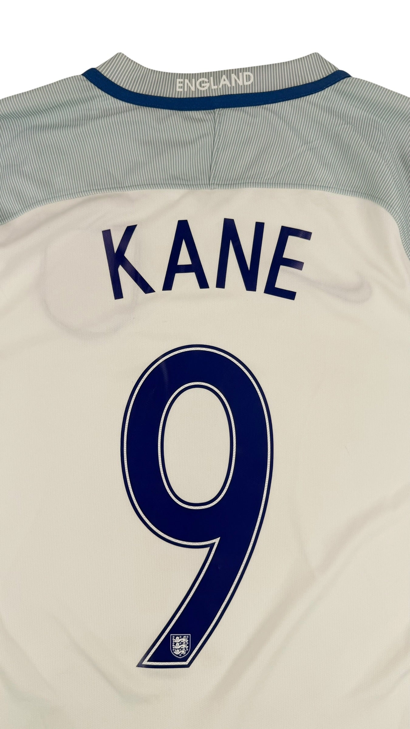 ENGLAND 2016/17 HOME SHIRT - #9 KANE (SIZE S)
